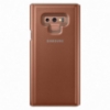 Picture of Note 9 Clear View Cover - Brown